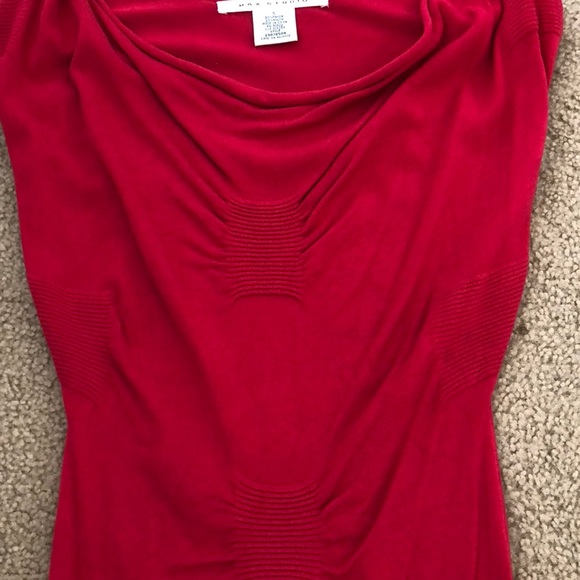 Max Studio Red Knit Dress size S - Picture 3 of 6